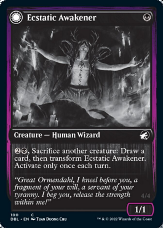 Ecstatic Awakener // Awoken Demon - Foil