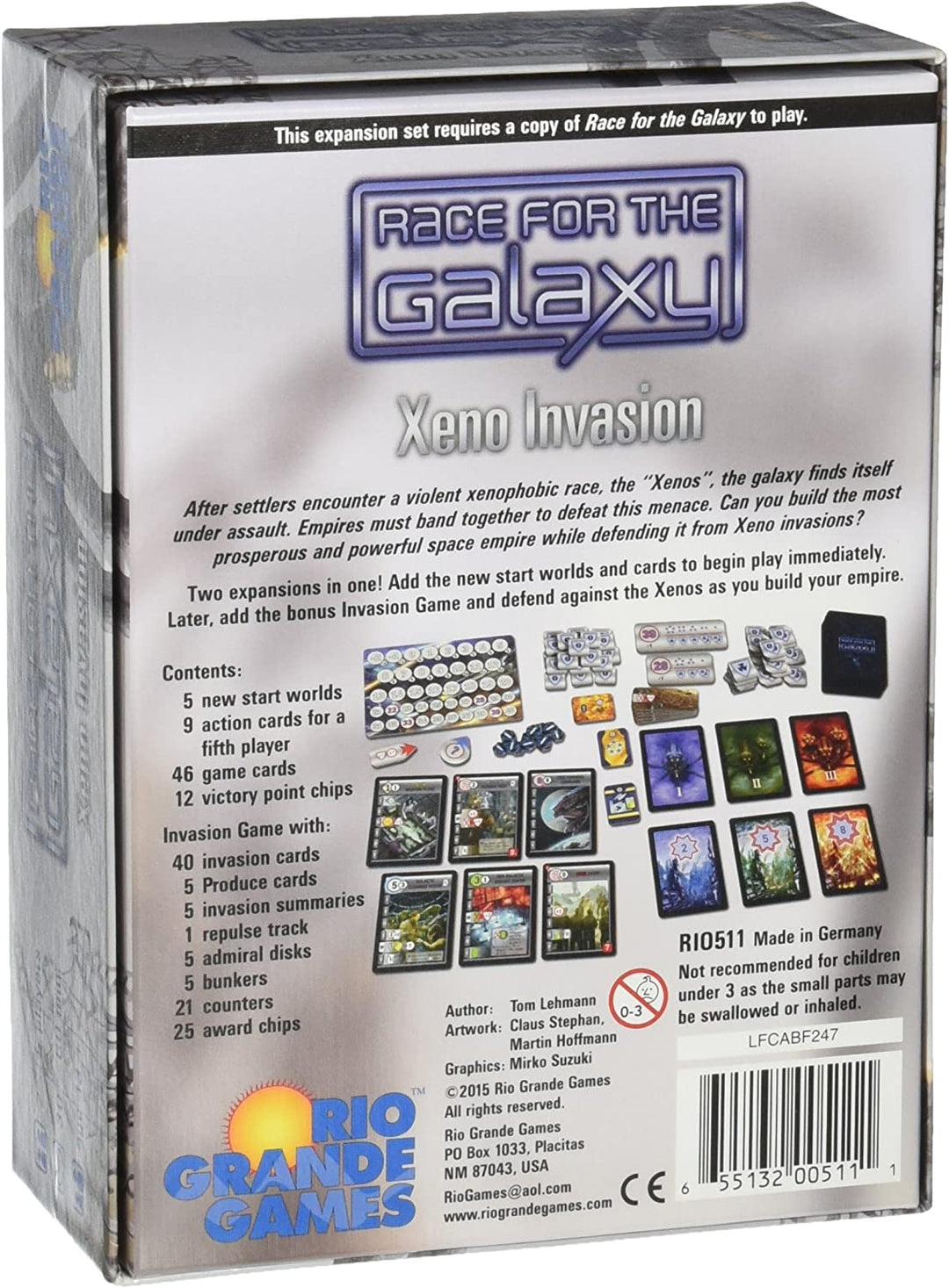 Race For The Galaxy - Expansion - Xeno Invasion