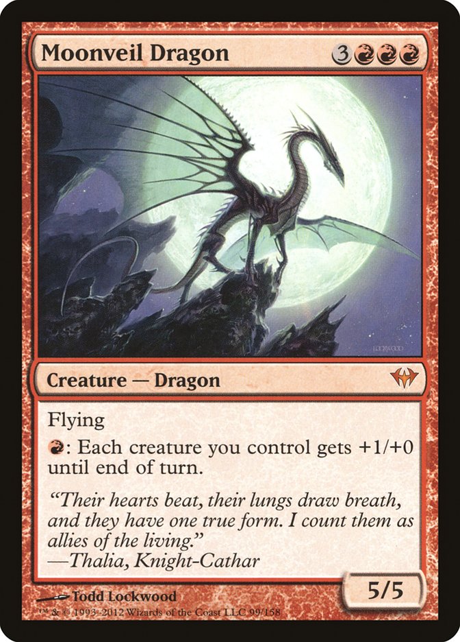 Moonveil Dragon - Foil