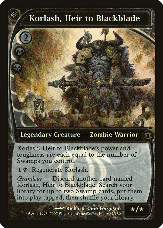 Korlash, Heir to Blackblade - Foil