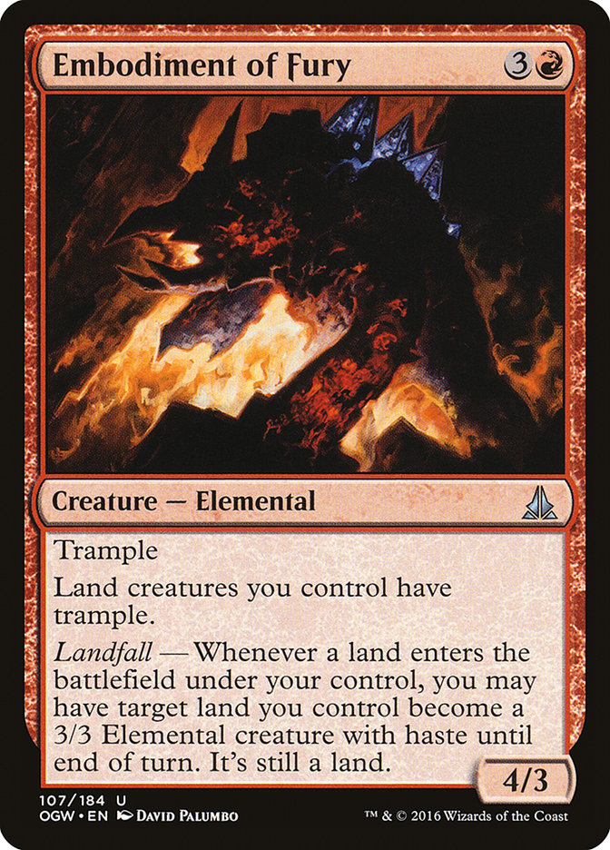 Embodiment of Fury - Foil