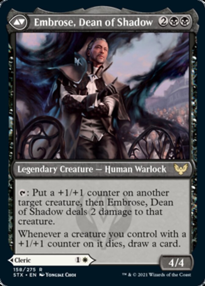 Shaile, Dean of Radiance // Embrose, Dean of Shadow - Foil