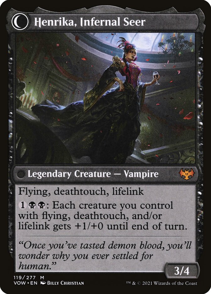 Henrika Domnathi // Henrika, Infernal Seer - Foil