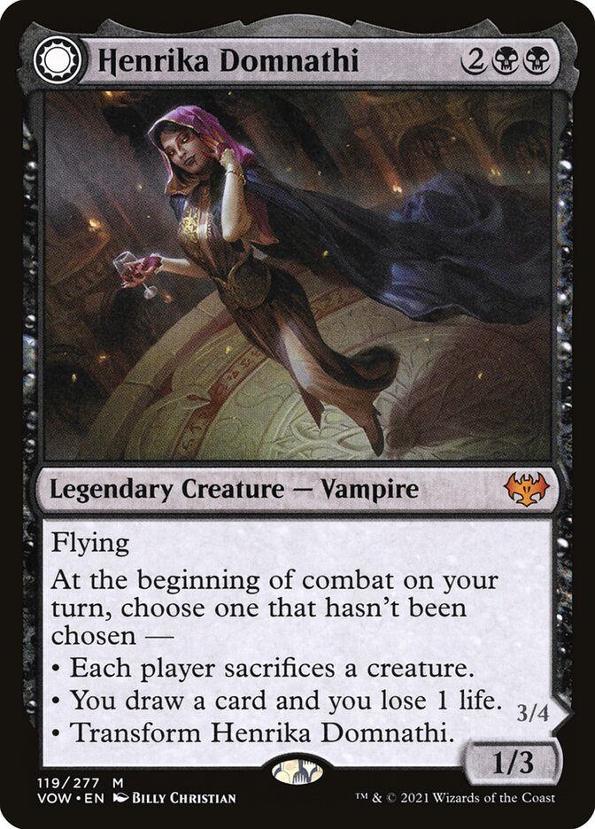 Henrika Domnathi // Henrika, Infernal Seer - Foil