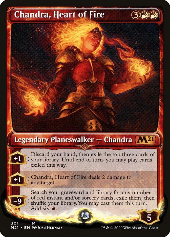 Chandra, Heart of Fire - Foil