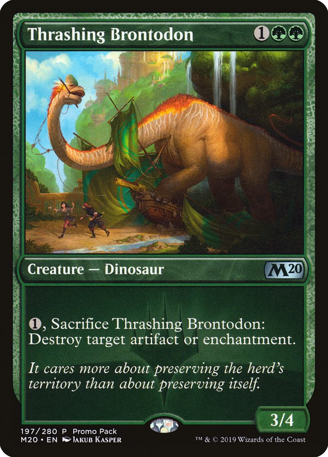 Thrashing Brontodon - Foil