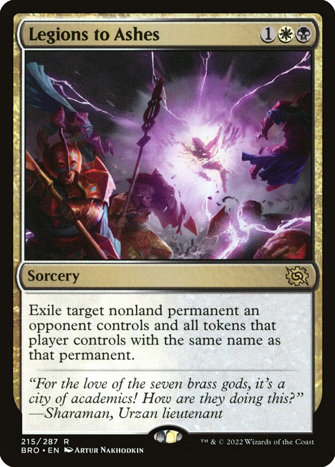 Legions to Ashes - Foil