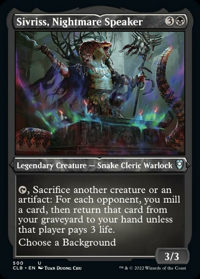 Sivriss, Nightmare Speaker - Foil