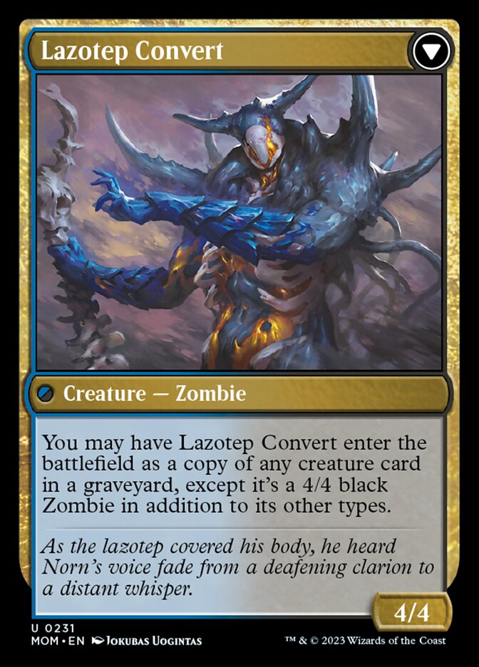 Invasion of Amonkhet // Lazotep Convert - Foil