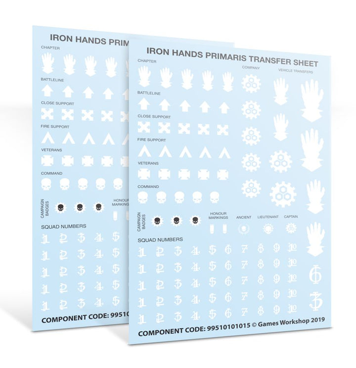 Warhammer: 40K - Iron Hands - Primaris Upgrades & Transfers