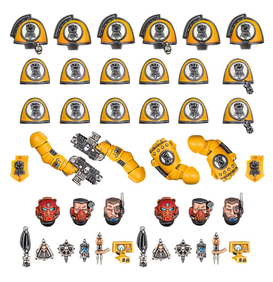 Warhammer: 40K - Imperial Fists - Primaris Upgrades & Transfers