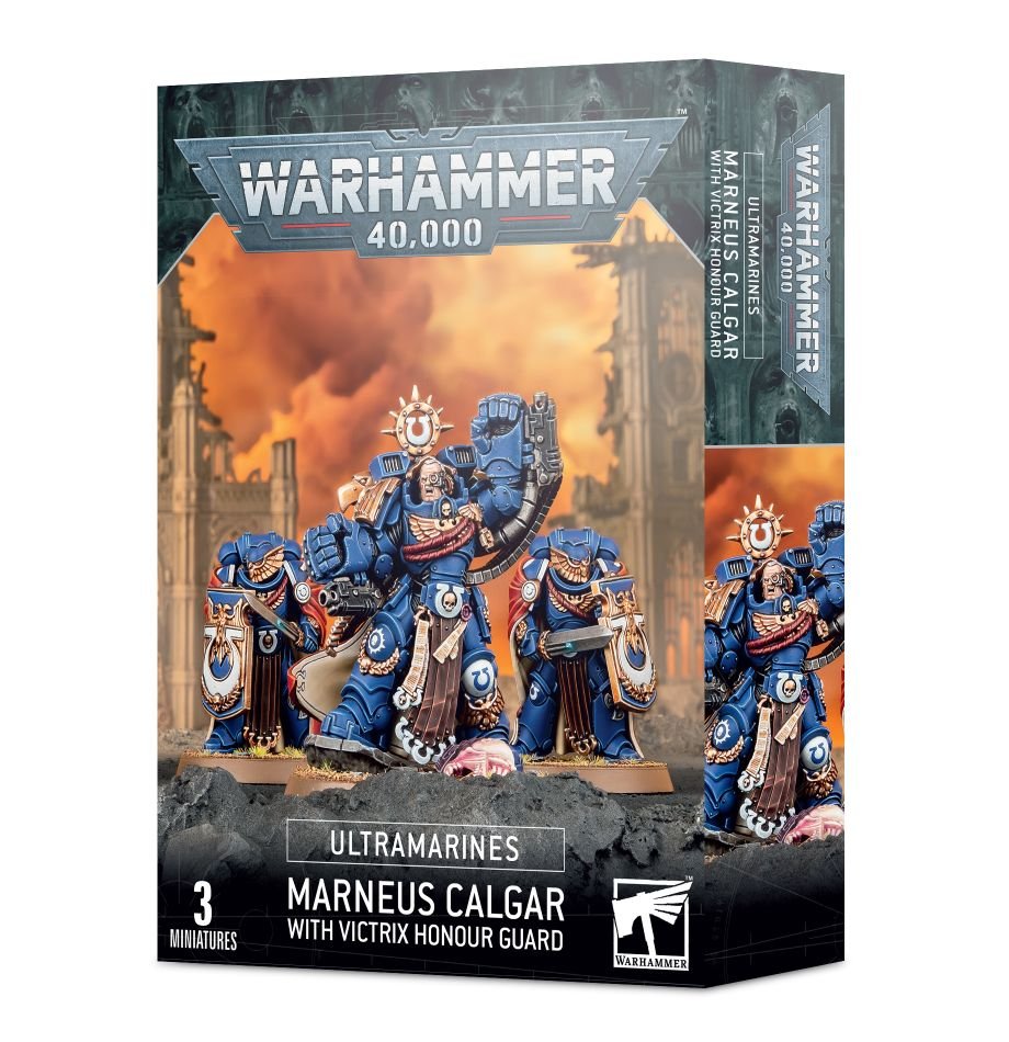 Warhammer: 40K - Ultramarines - Marneus Calgar With Victrix Honour Guard