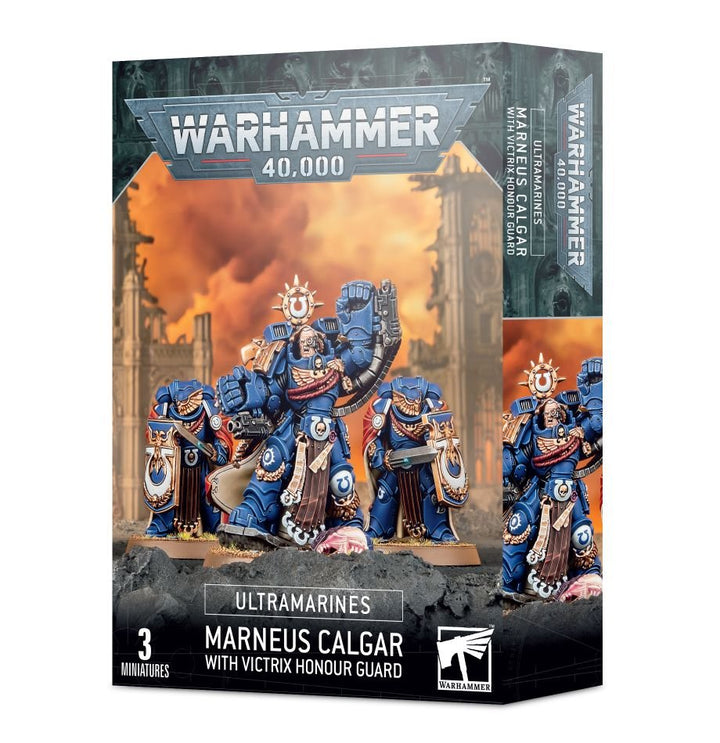 Warhammer: 40K - Ultramarines - Marneus Calgar With Victrix Honour Guard