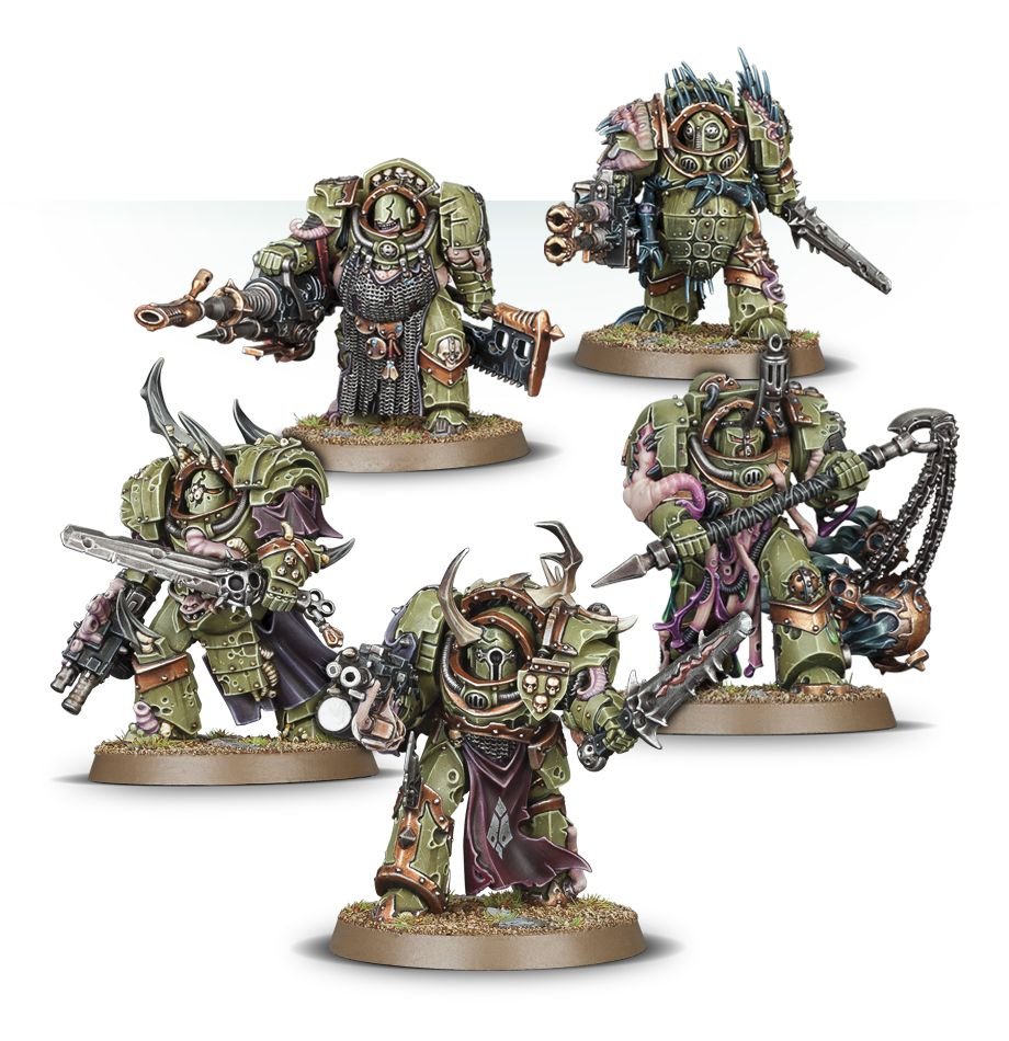 Warhammer: 40K - Death Guard - Blightlord Terminators