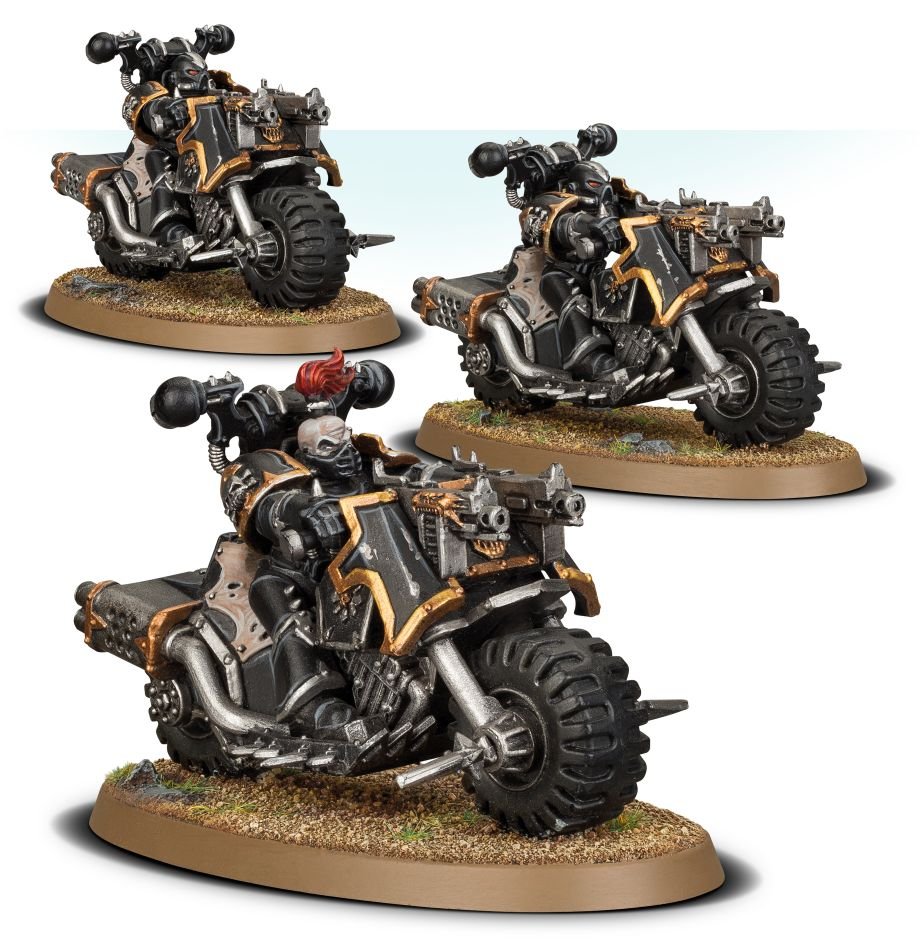 Warhammer: 40K - Chaos Space Marines - Bikers