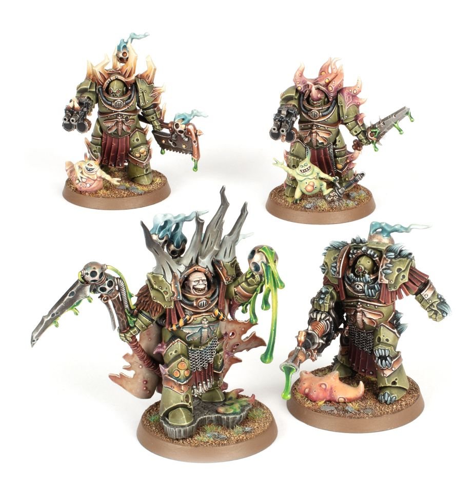 Warhammer: 40K - Death Guard - Lord Felthius and Tainted Cohort
