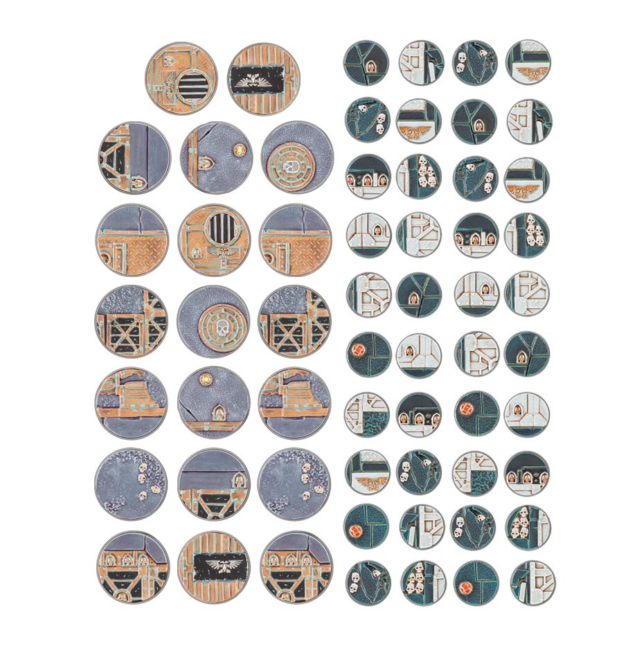 Warhammer: 40K - Sector Imperialis - 25 & 40mm Round Bases