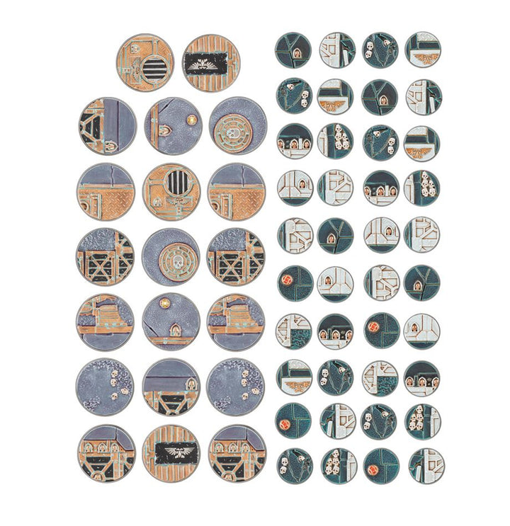 Warhammer: 40K - Sector Imperialis - 25 & 40mm Round Bases