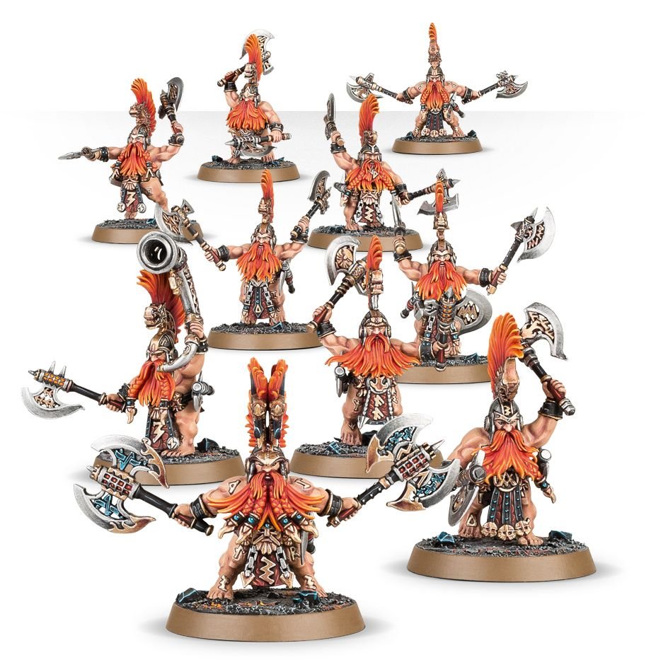 Warhammer: Age of Sigmar - Fyreslayers - Vulkite Berzerkers