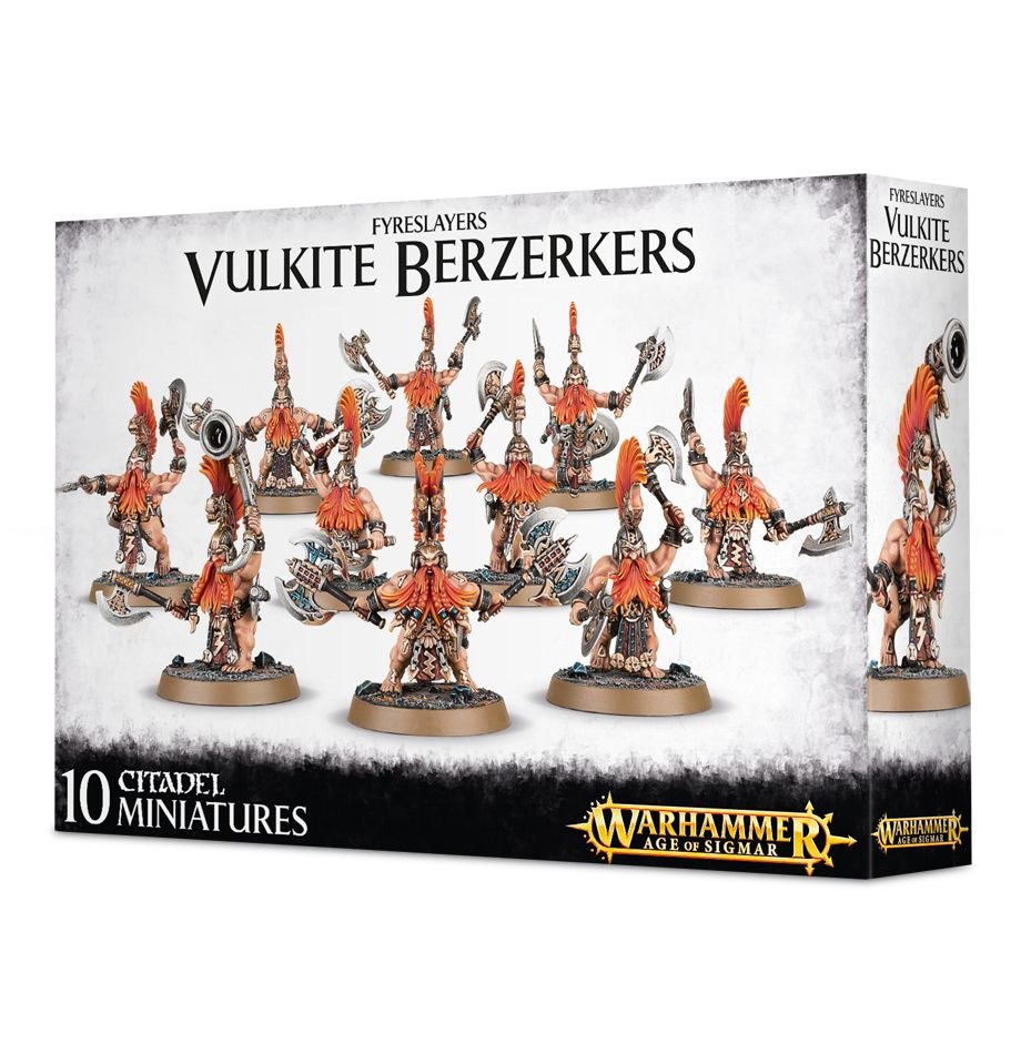 Warhammer: Age of Sigmar - Fyreslayers - Vulkite Berzerkers