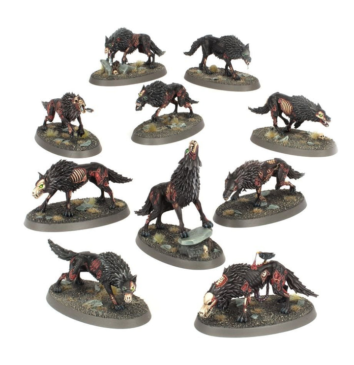 Warhammer: Age of Sigmar - Soulblight Gravelords - Dire Wolves