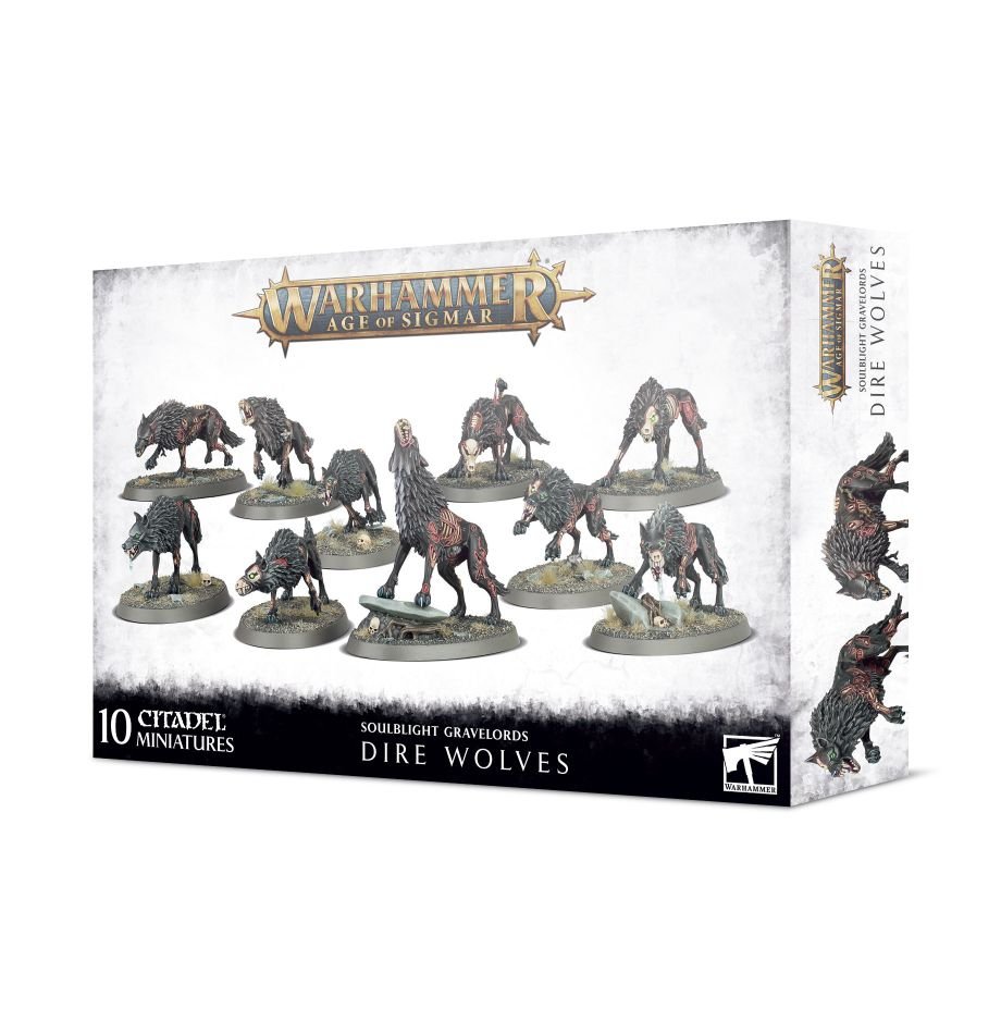 Warhammer: Age of Sigmar - Soulblight Gravelords - Dire Wolves