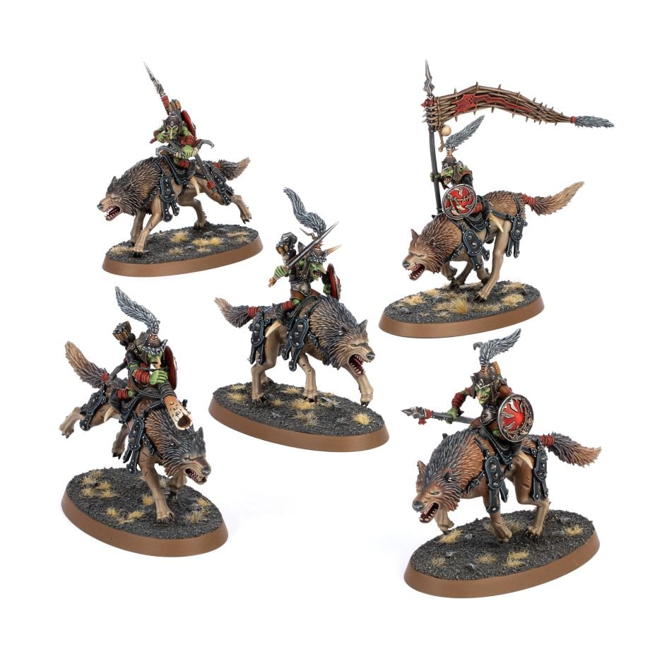 Warhammer: Age of Sigmar - Gloomspite Gitz - Snarlfang Riders