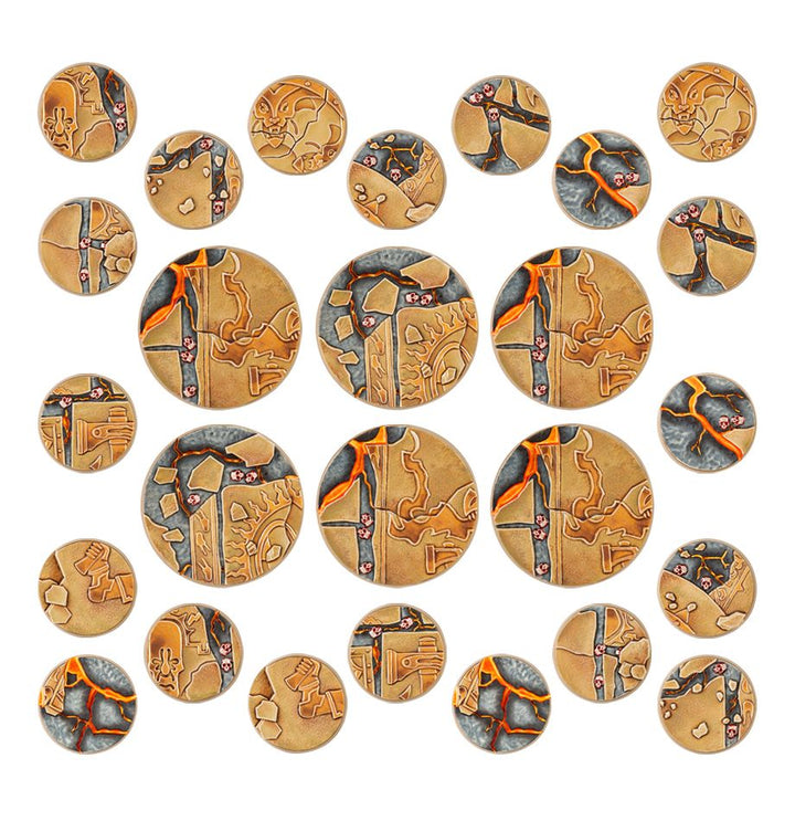 Warhammer: Age of Sigmar - Shattered Dominion - 40 & 65mm Round Bases