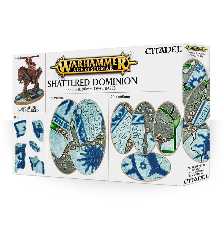 Warhammer: Age of Sigmar - Shattered Dominion - 60 & 90mm Oval Bases