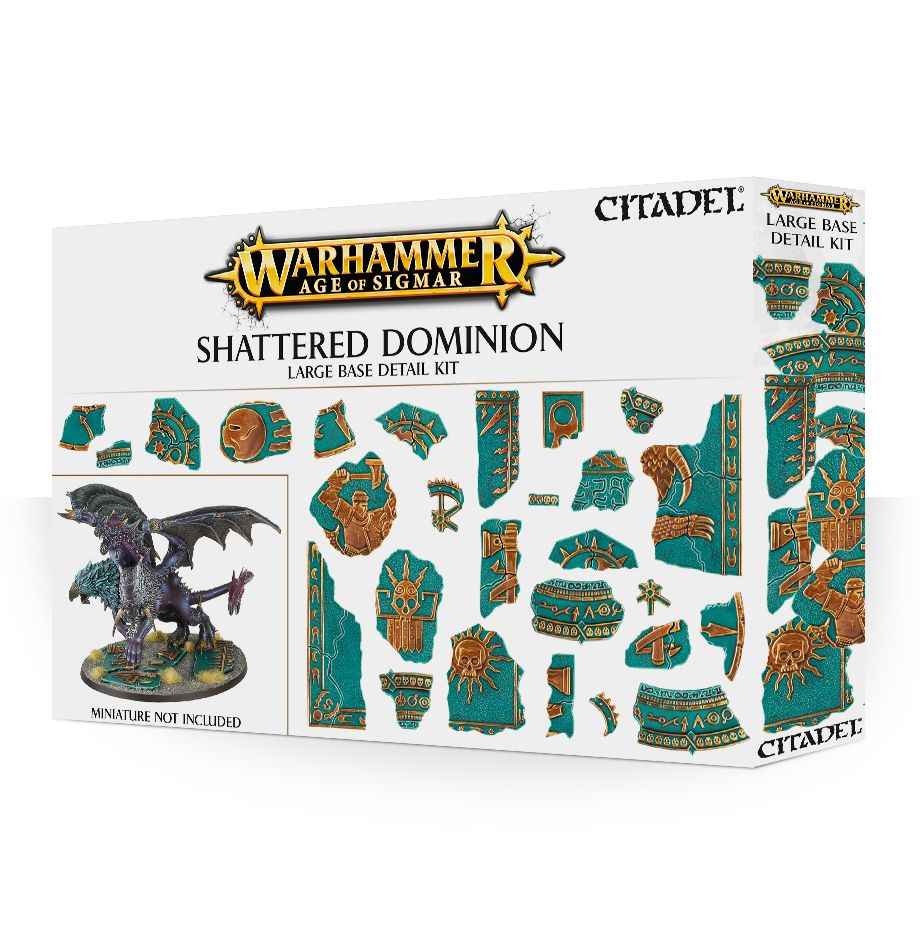Warhammer: Age of Sigmar - Shattered Dominion - Large Base Detail Kit