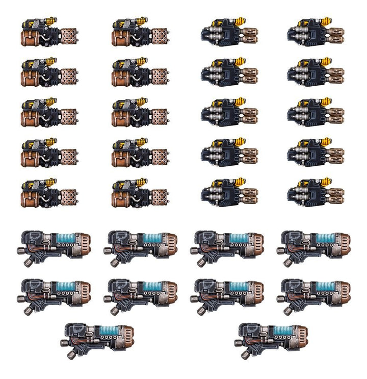 Warhammer: The Horus Heresy - Legiones Astartes - Heavy Weapons Upgrade Set: Heavy Flamers, Multi-Meltas and Plasma Cannons