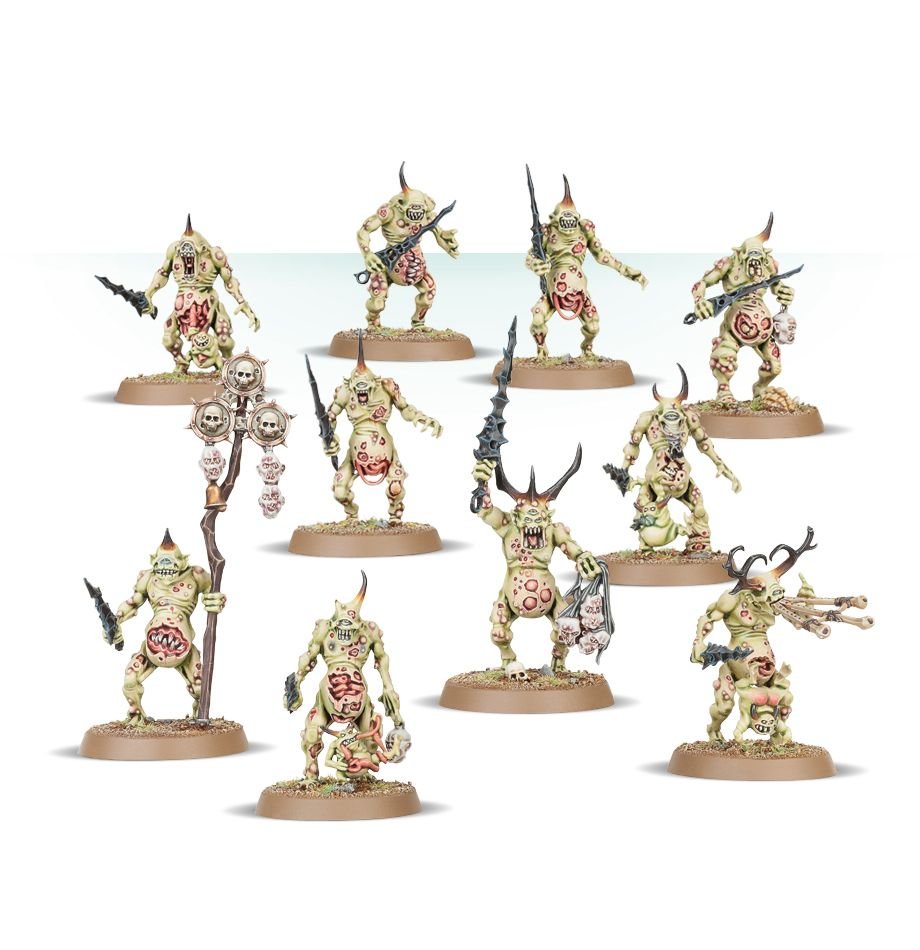 Warhammer: Age of Sigmar - Maggotkin Of Nurgle - Plaguebearers