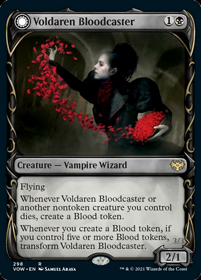 Voldaren Bloodcaster // Bloodbat Summoner - Foil