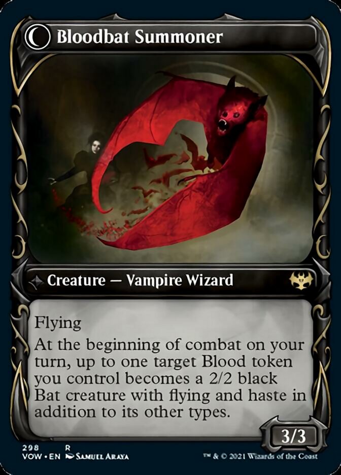 Voldaren Bloodcaster // Bloodbat Summoner - Foil