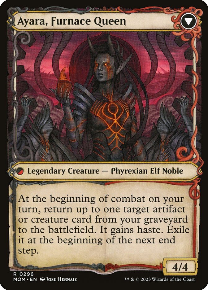 Ayara, Widow of the Realm // Ayara, Furnace Queen - Foil
