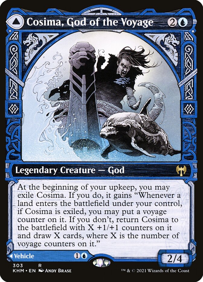 Cosima, God of the Voyage // The Omenkeel - Foil