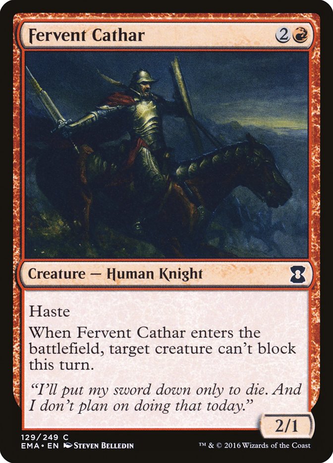 Fervent Cathar - Foil