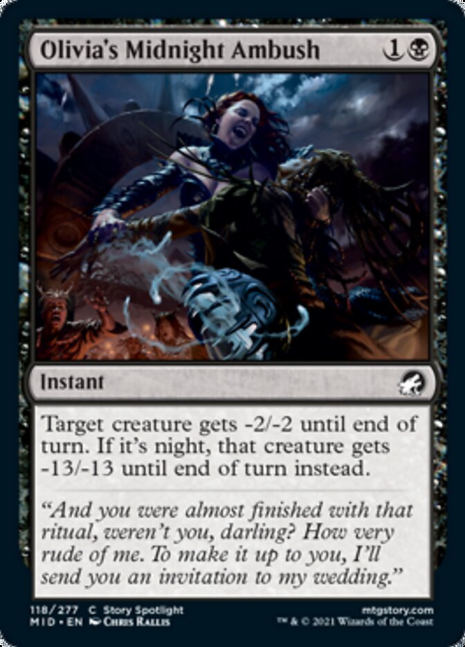 Olivia's Midnight Ambush - Foil