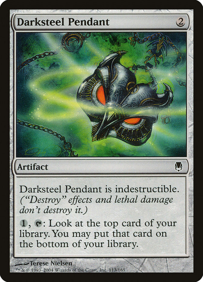 Darksteel Pendant - Foil