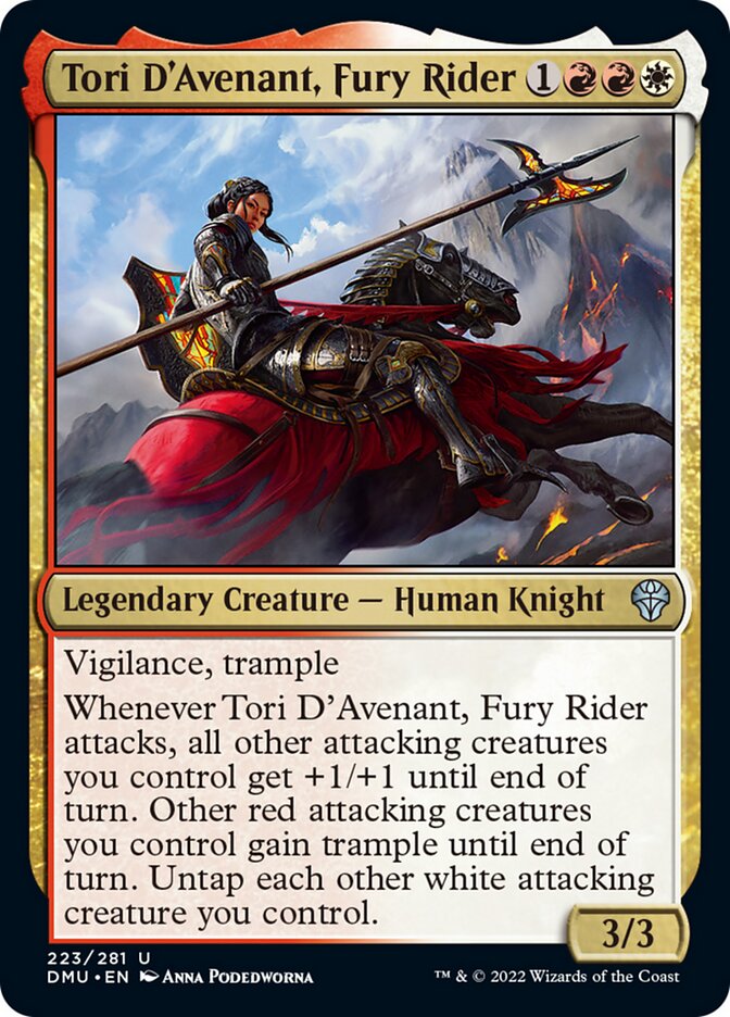 Tori D'Avenant, Fury Rider - Foil