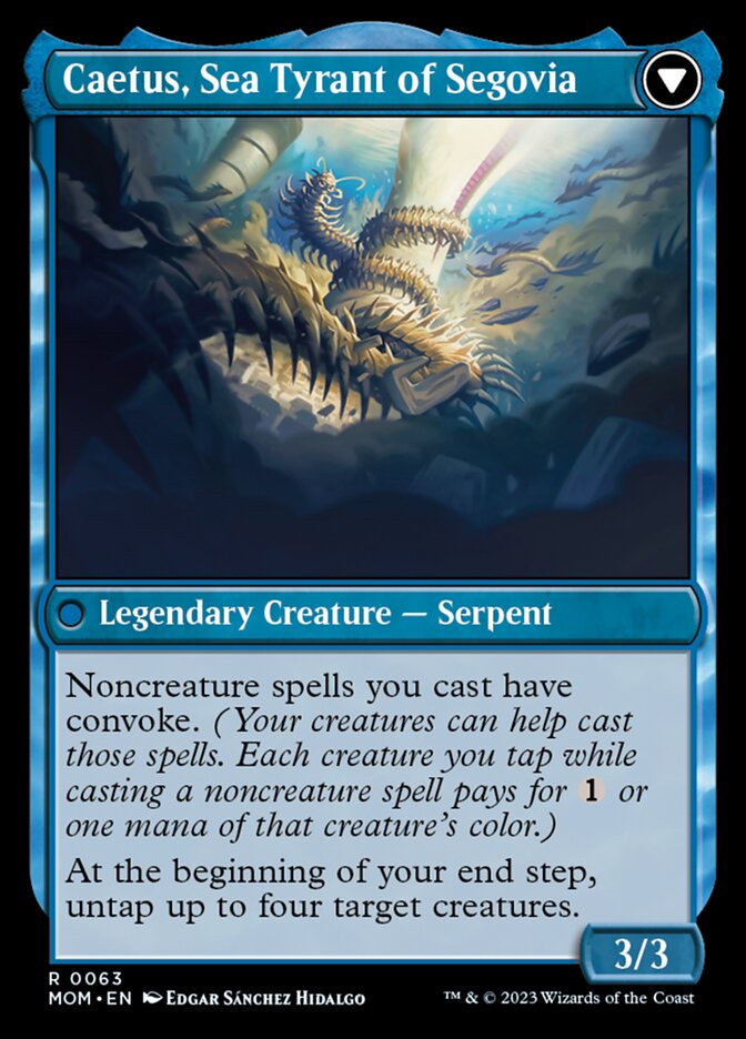Invasion of Segovia // Caetus, Sea Tyrant of Segovia