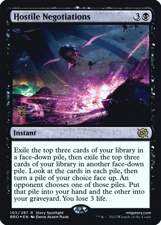 Hostile Negotiations - Foil