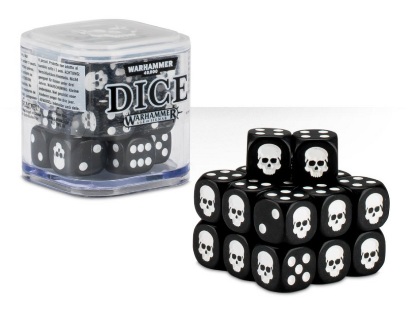 Warhammer - Dice 12mm - Different Colors