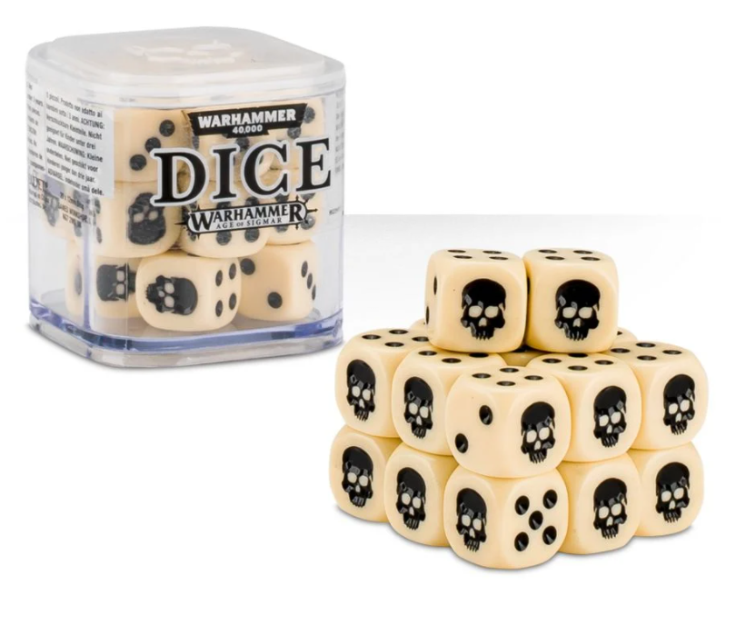 Warhammer - Dice 12mm - Different Colors