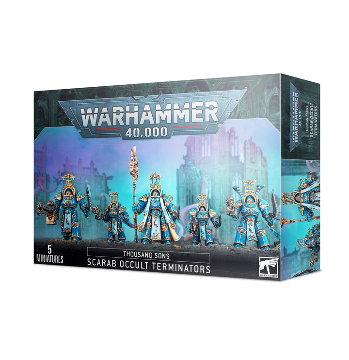 Warhammer: 40K - Thousand Sons - Scarab Occult Terminators