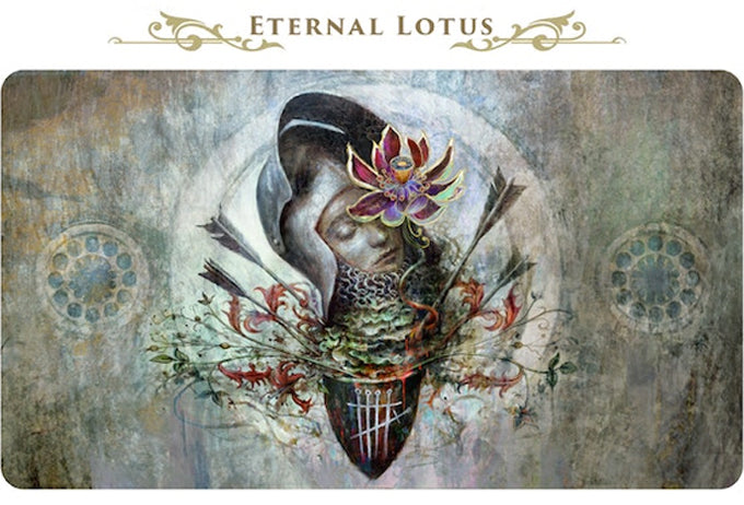 Ultra Pro - Playmat - Stitched Edge Limited Editon - Signed By Seb McKinnon - Eternal Lotus