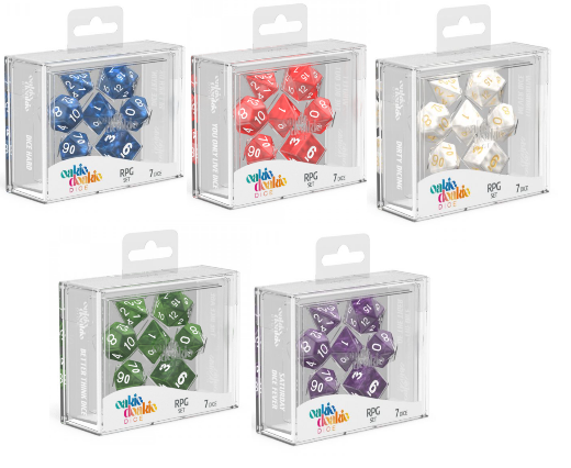 Oakie Doakie - Dice - RPG Set - Marble