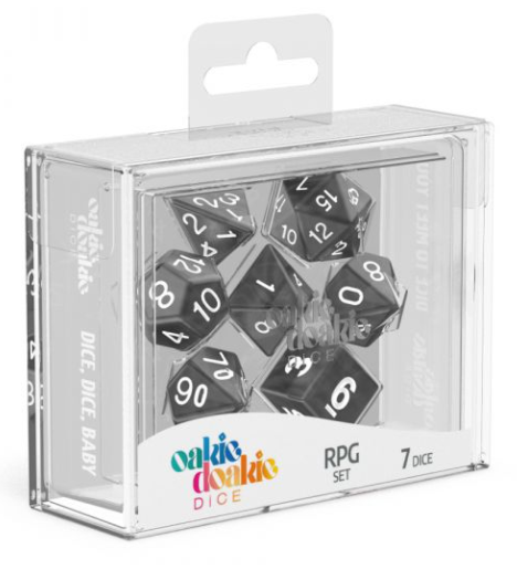 Oakie Doakie - Dice - RPG Set - Marble