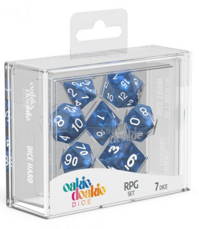 Oakie Doakie - Dice - RPG Set - Marble