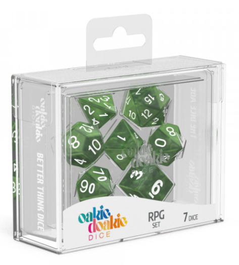 Oakie Doakie - Dice - RPG Set - Marble